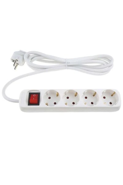 KAL ELECTRONICS SLGE-102 Πολύπριζο 4 θέσεων με διακόπτη KAL