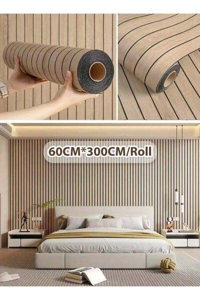 Generic NOAEOU Self-Adhesive Thickened 3D Wallpaper - 60cm x 300cm 1Roll Wate...