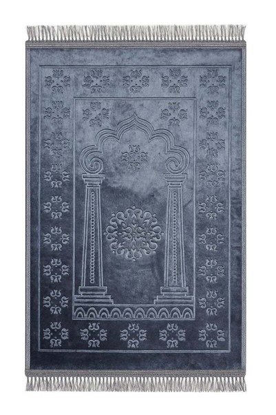 Generic Fabienne Islamic Prayer Mat 70x110cm Smooth Velvet Texture Anti-Slip ...