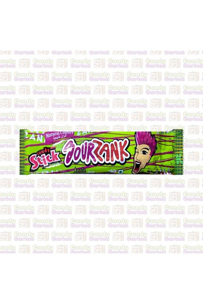 SOUR سور زانك حلوي حامضة بنكهة التفاح 40 جرام مستورد امريكا zank cand