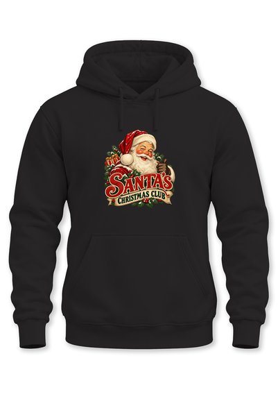 WİDİ Unisex New Year's Themed Vintage Santa Claus Santa's Christmas Club Prin...