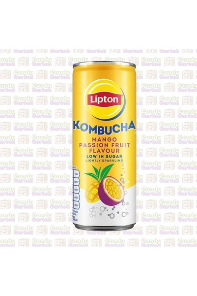 Lipton ليبتون كومبوتشا بنكهة المانجو وبشن فروت 250 مل مستورد بريطانيا
