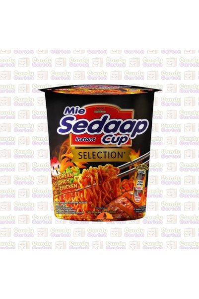 Mie Sedaap كوب نوديلز كوري مي سيداب نكهة الدجاج الكوري الحاره 81 جرام Instant...