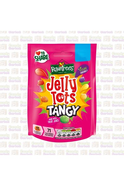 JELLY جيلي توتس رونتريز تانجي حلوى حامضة بنكهة الفواكه 150 جرام مستورد المملك...