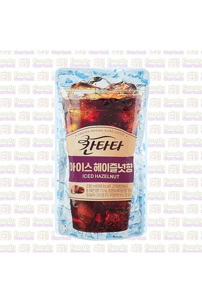 Lotte لوتي كانتاتا قهوة البندق المثلجة (مشروب كوري مغلف) 230 مل‏ مستورد من ك