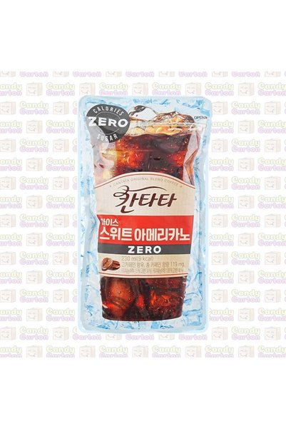 Lotte لوتي كوريا كانتاتا أمريكانو مثلج (مشروب كوري مغلف) 230 مل‏ مستورد من