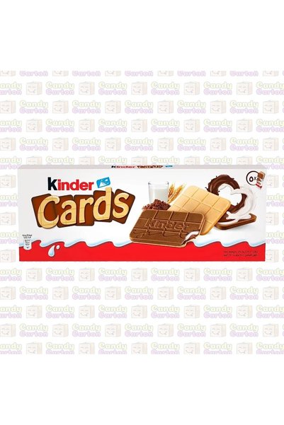 Cards بطاقات كارد كيندر بسكويت ويفر بالشوكولاتة والحليب ( 5 حبات ) kinder