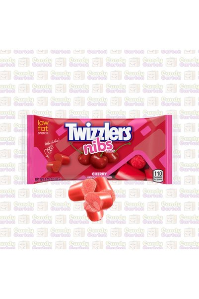 Twizzlers تويزلرز حلوى نيبس بنكهة الكرز 63 جرام مستورد امريكا Nibs Cherry 63g