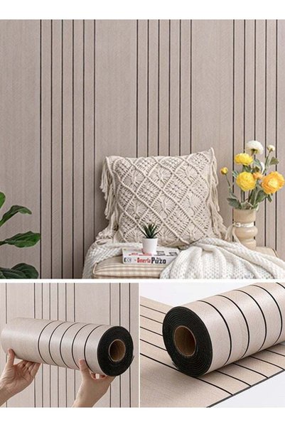 Generic NOAEOU Self-Adhesive Thickened 3D Wallpaper - 40cm x 300cm 1Roll Wate...