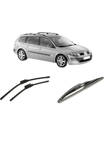 Bosch Σετ 3 μάκτρα υαλοκαθαριστήρων RENAULT MEGANE II Estate (KM0/1_) 2003-20...