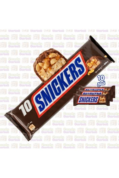 Snickers شوكولاتة سنيكرز شوكولاتة الحليب محشوة بالفول السوداني والكراميل والن...