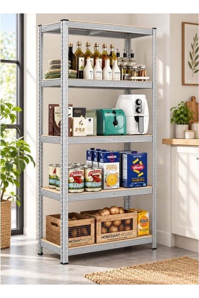 Generic 5-Tier Storage Shelves, Garage Storage, Boltless Assembly, Adjustable...