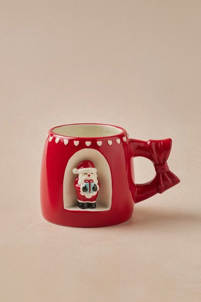 Karaca New Year Yılbaşı Santa Globe Kupa 560 ml