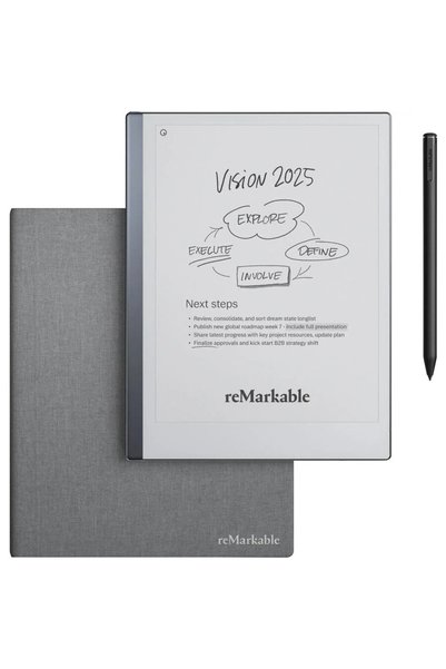 remarkable ePaper 2 Tablet + Στυλό Marker Plus + Θήκη Βιβλίου Γκρι, 10.3 ", E...
