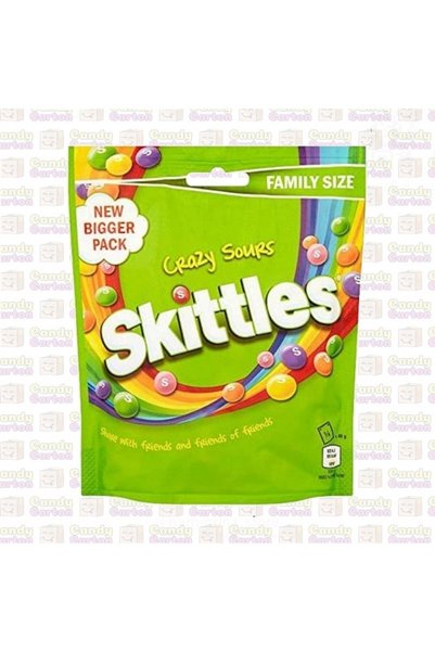 Skittles سكتلز حلوى كريزي سورز Skittles136g