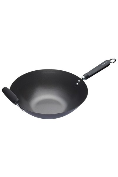 Kitchen Craft Τηγάνι γουόκ, 35,5 εκ., ανθρακούχο ατσάλι