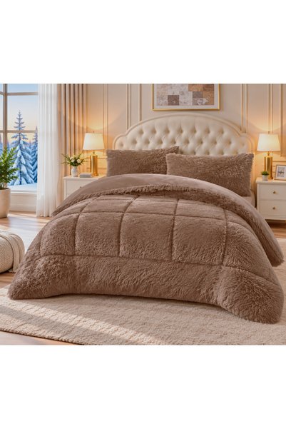 CHIRASO Set PILOTA si Fete de Perna CHIRASO, FLUFFY COCOLINO, 200x230cm, 4kg,...