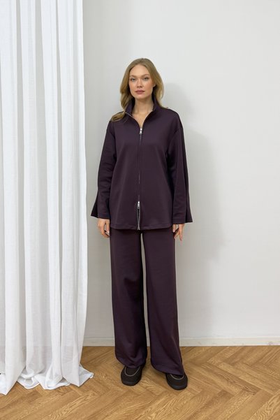 Melike Tatar Scuba Zippered Suit 3-4612