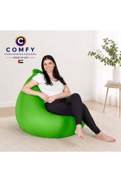 Generic COMFY CLASSIC PVC ADULT BEAN BAG LIME GREEN