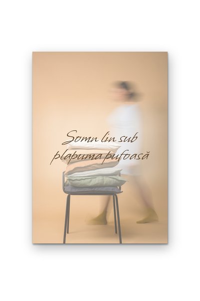 OEM Poster Carton 250g A4, Tablou de perete Somn lin sub plapuma pufoasă, Dec...