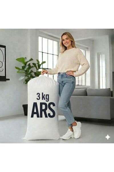 Generic Al Raied ARS® 3Kg Virgin Polystyrene Beans Refill for Bean Bags - Pre...
