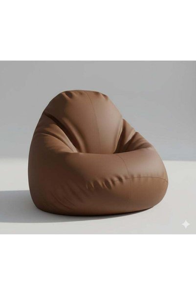 Generic Harmony Home Leather Lounger Bean Bag – Comfortable Floor Chair for A...