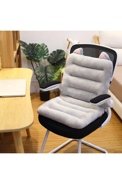 Generic Office Chair Cushion With Backrest Lazy Sofa,Office Chair Cushion,Plu...