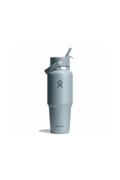 Hydro Flask 32 ουγγιές (946 ml) Ευρύστομο μπουκάλι ταξιδίου με εύκαμπτο καλαμ...