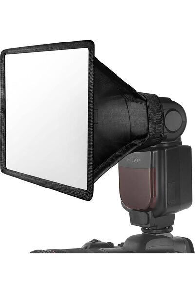 NEEWER صندوق إضاءة سوفت بوكس مقاس 6x5 بوصة/15x12.5 سم لفلاشات كانون 580EX II ...