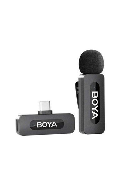 Generic BOYA BY-V10 Wireless Lavalier Microphone with USB-C Port for iPhone 1...