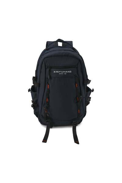 Livia Large Plain Backpack with Front Pockets