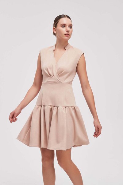 mica Sleeveless Short Dress