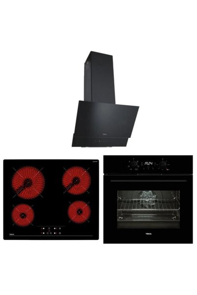 Teka Siyah Ankastre Set (ATV 60 BK- TZ 6415 -HEB 723 BK)