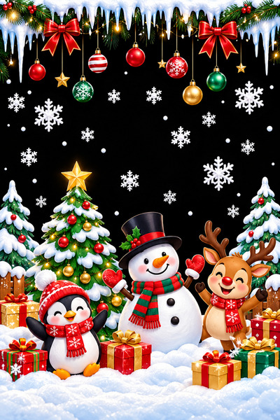 PROMISEBACKDROP2 خلفية قماشية ذات طابع عيد الميلاد، ترحيب بالعام الجديد، سنة ...