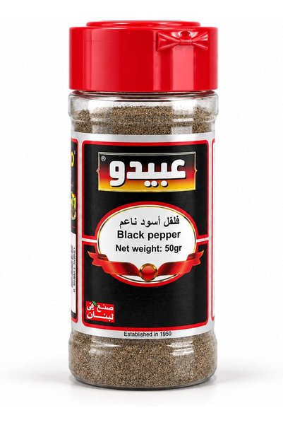 Abido Black Pepper Powder 50g, Ground Pepper for Everyday Cooking