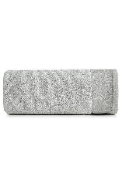 Eurofirany Prosop de baie Agis 50x90cm, argintiu, 100% bumbac, 400g/m2