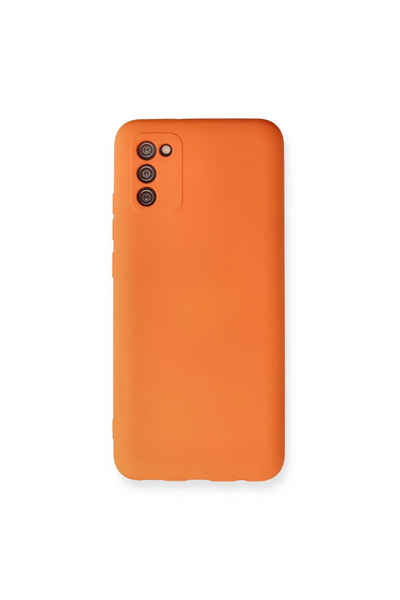 FMA Samsung galaxy a02s case nano inner velvet silicone - orange