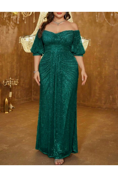Evendi Rochie lunga, Verde