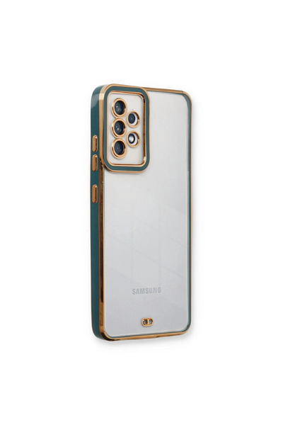 FMA Samsung Galaxy A33 5g Case Liva Lens Silicone - Green