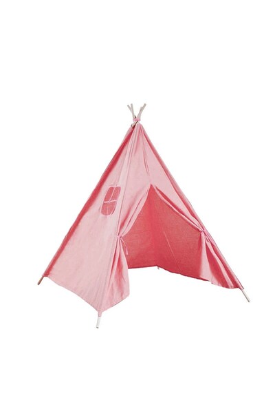 Domarex Cort copii Teepee 120x120x160 cm, Domarex, roz, 4 kije, material 100%...