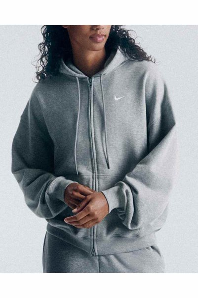 Nike Phoenix Fleece Oversize Hoodie Kadın Sweatshirt bol kalıp Melisa Spor