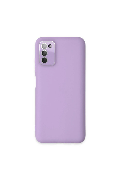 FMA Samsung Galaxy A03S Case Launch Glass Cover - Lilac