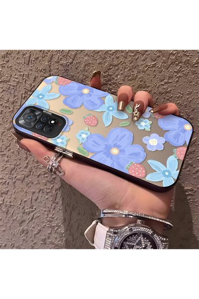 CHICASELUX حافظة ريدمي نوت 11 برو 4G/5G متوافقة مع نمط زهرة الفراولة، واقية، ...