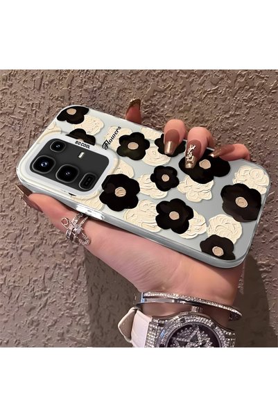 CHICASELUX حافظة متوافقة مع هاتف Infinix Note 50 بتصميم زهور مطبوعة على طراز ...