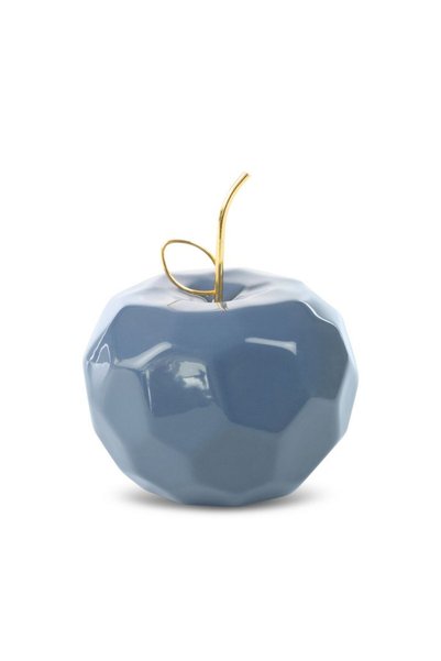 Eurofirany Figura Decorativa Apel 13X13X10 Cm Albastru Marine