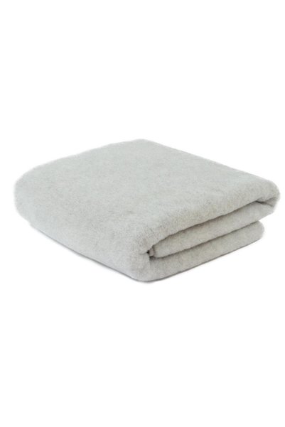 Kampol Patura din lana merinos cu alpaca, Kampol, 220x200cm, gri, 520g/m2