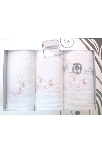 Faro Set prosoape Artiborda, 3 piese, crem