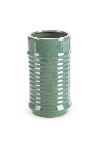 Eurofirany Vaza decorativa, fi 15x26cm, verde