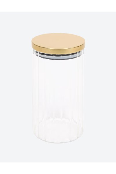 Evendi Food container, Transparent/ gilded