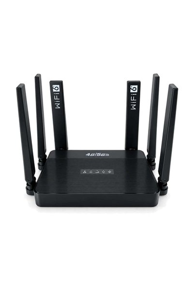 HASEPE ®   Router wireless, Router 4G LTE cu slot SIM, 300 Mbps, 2.4 GHz, 6 a...